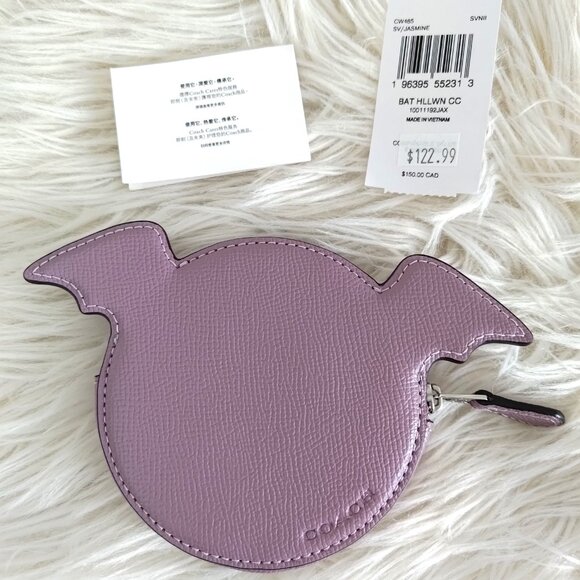 Coach Coin Case With Halloween Bat CW465 - Picture 4 of 7